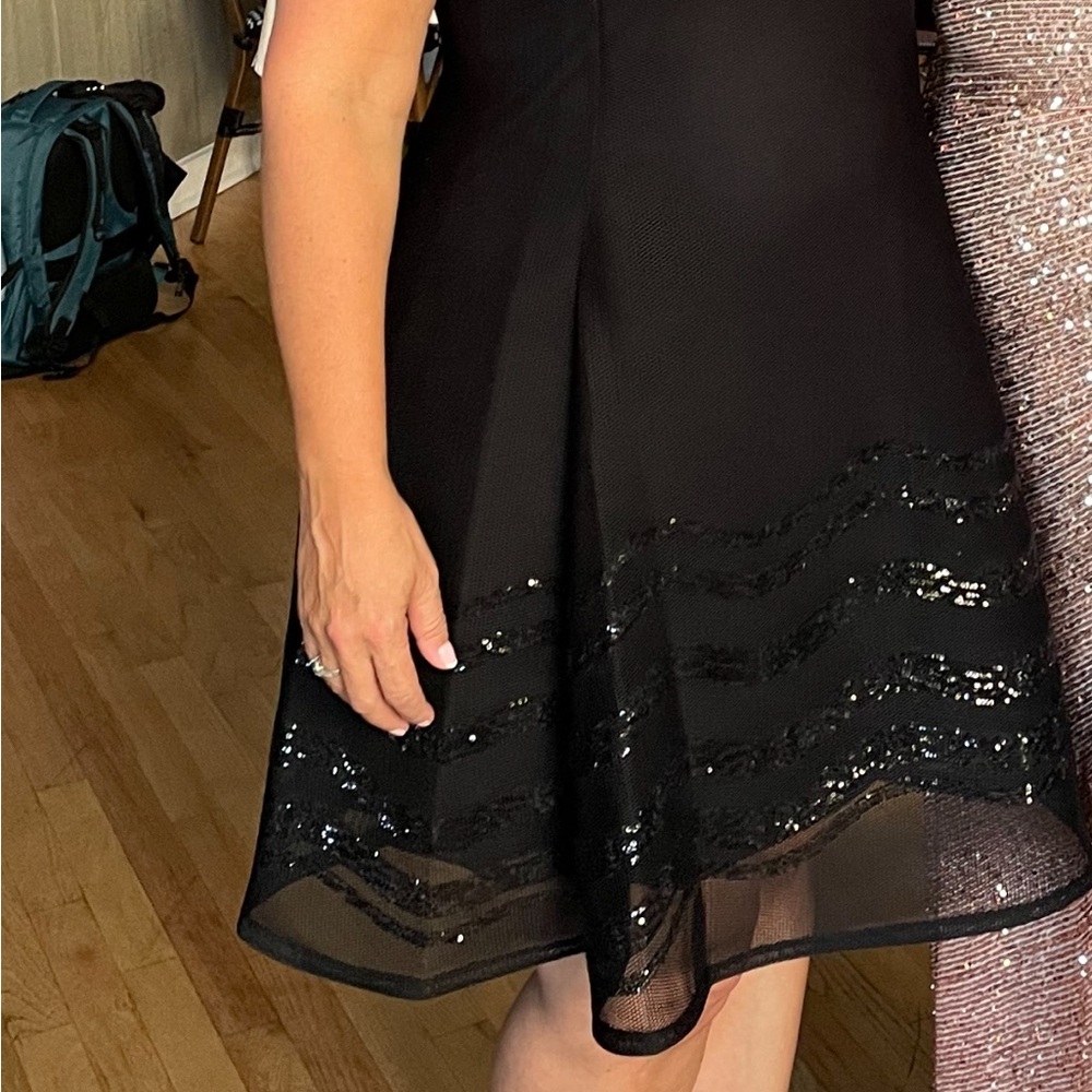 DKNY Fit and Flare Sleeveless Dress - Picture 9 of 9